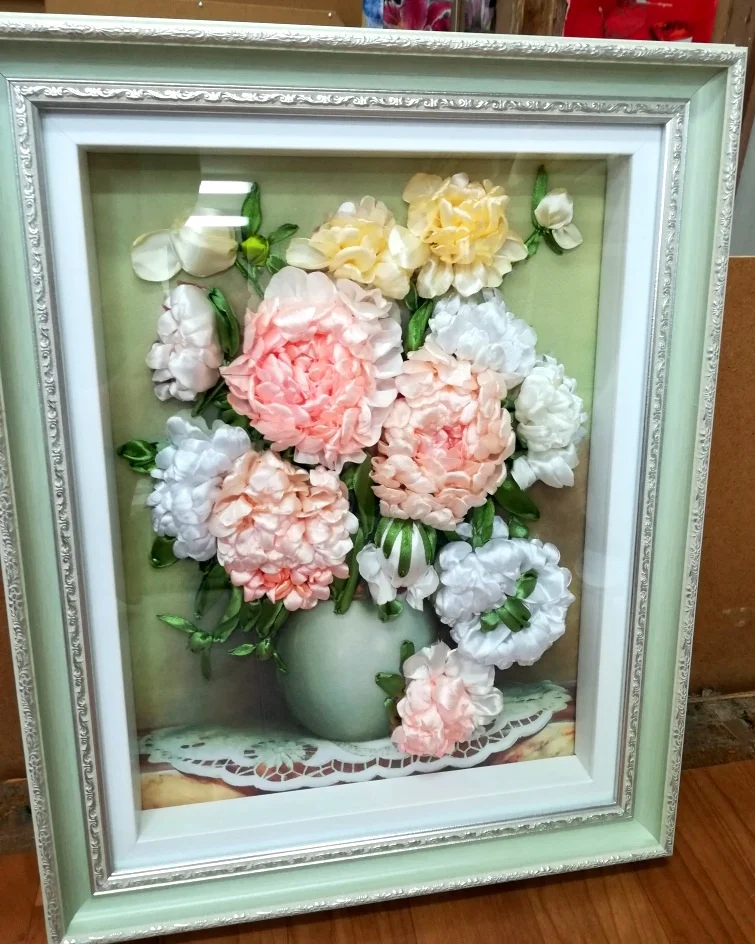 3D оформление вазы с цветами